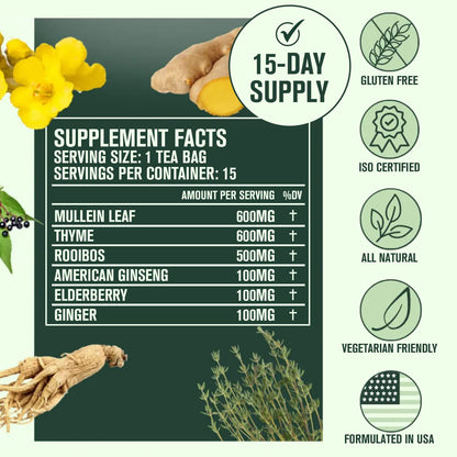 DISEN TEA BAGS FOR LUNG DETOX